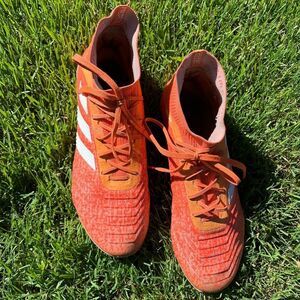 Mens Adidas Predator 19.1 SG Coral Cleats Men’s sz 8 (womens 10)